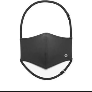 Authentic Lululemon Double Strap Adjustable Unisex Face Mask - Black